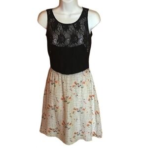 Anthropologie Girls from Savoy Floral  & Lace Dress